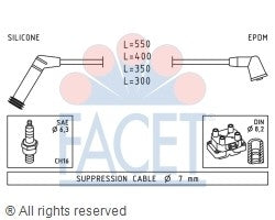 Facet Spark Plug Wire Set 4.7119