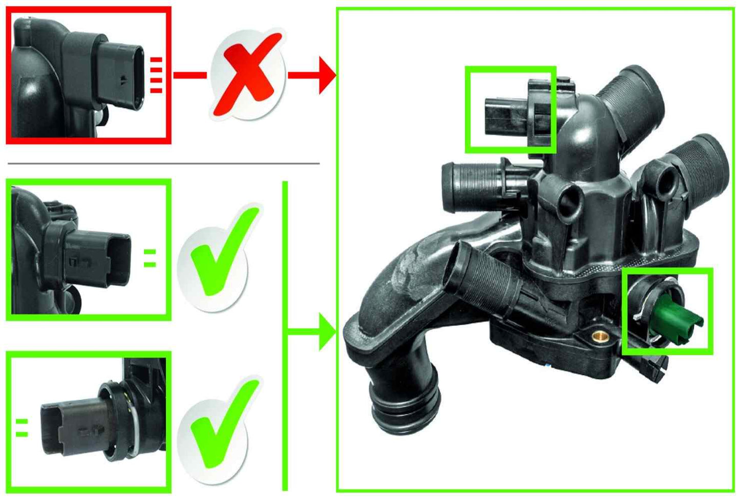 Facet Engine Coolant Thermostat 7.8927