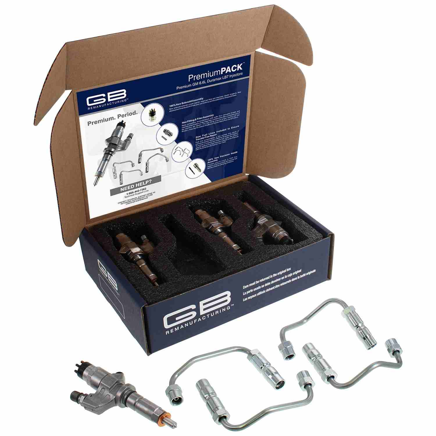 GB Reman Diesel Fuel Injector - 4 Pack 732-5024PK