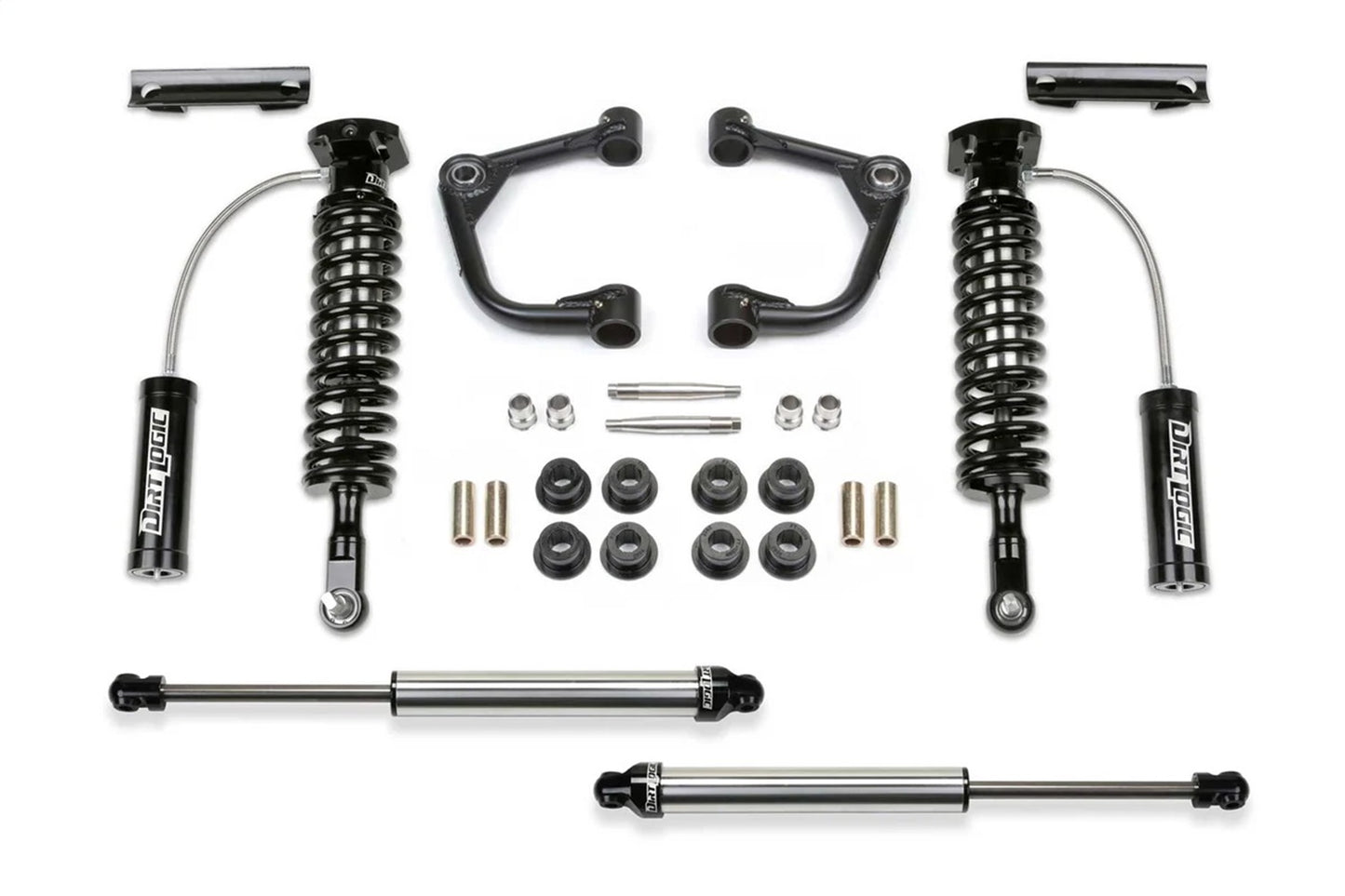 Fabtech 23-24 Chevrolet Colorado 4WD 3in UCA Kit w/ Uniballs & 2.5 Coilovers & 2.25 Dirt Logic Shock K1205DL