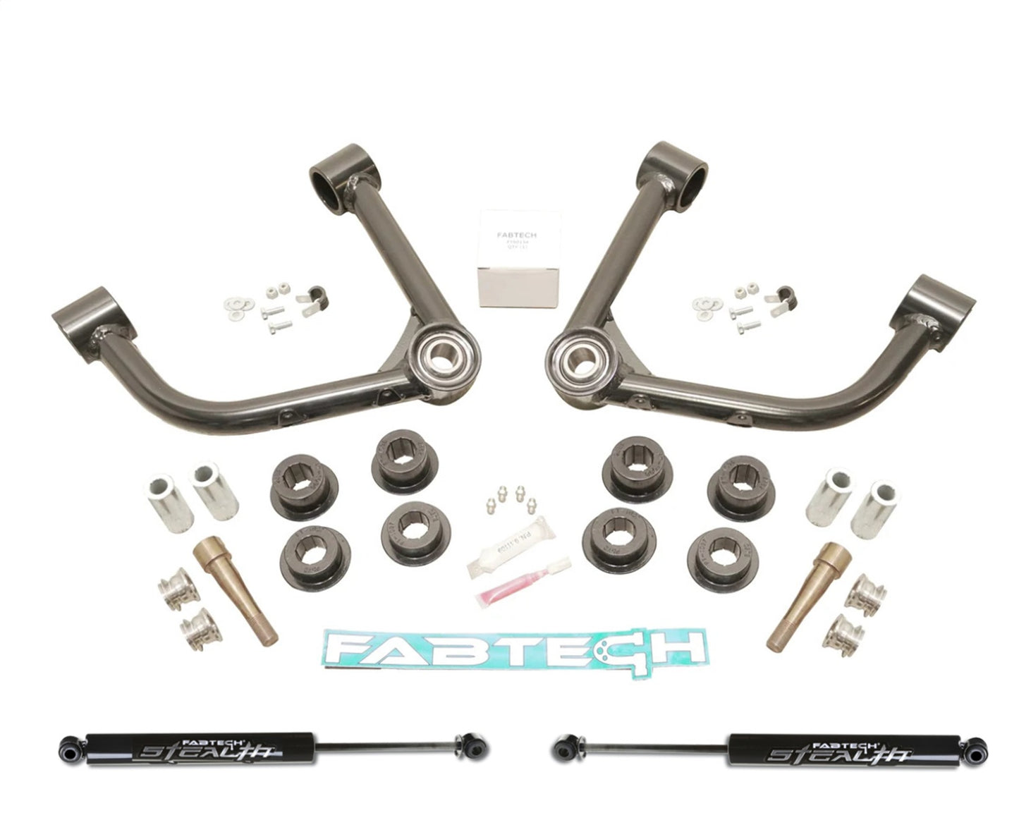 Fabtech 23-24 Chevrolet Colorado 4WD 3in UCA Kit w/ Uniballs & Shock Spacers & Stealth Shocks K1204