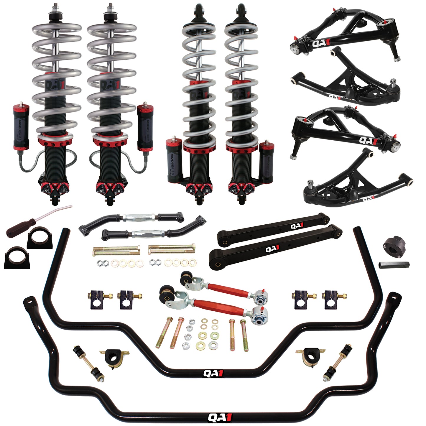 QA1 69-72 GM G-Body Level 3 Handling Kit 2.0 w/ Shocks HK23-GMG2