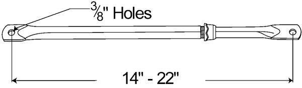 Grote Door Mirror Bracket 10013