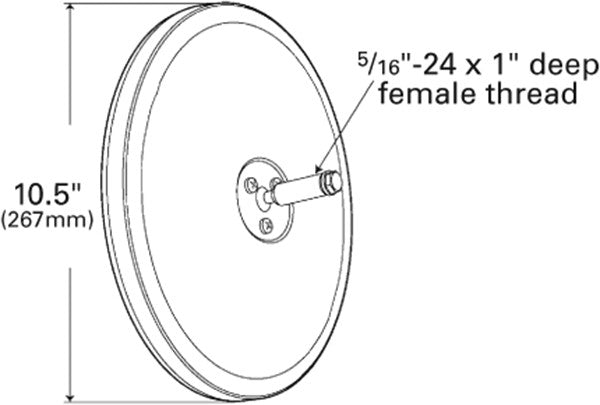Grote Door Mirror 12010