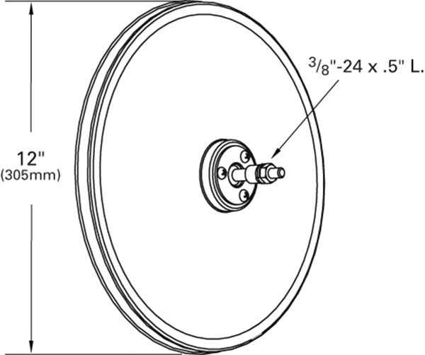 Grote Door Mirror 12020