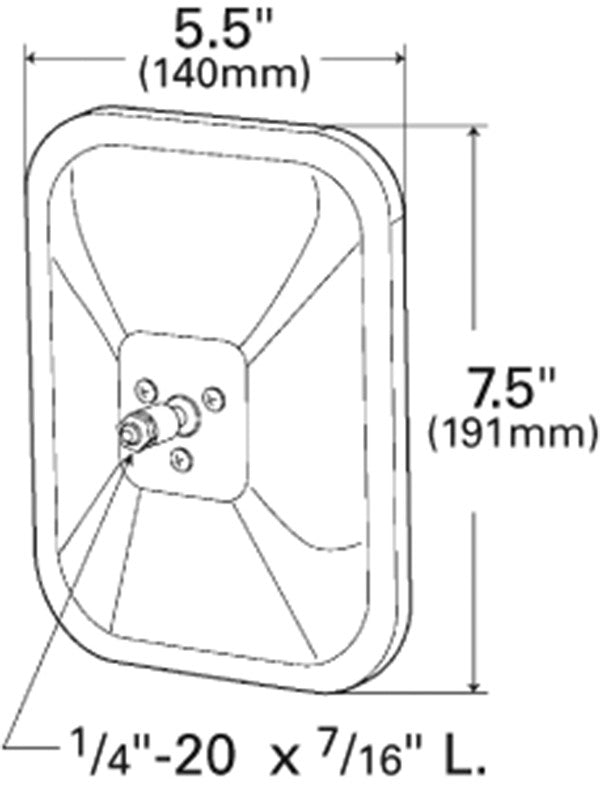 Grote Door Mirror 12073