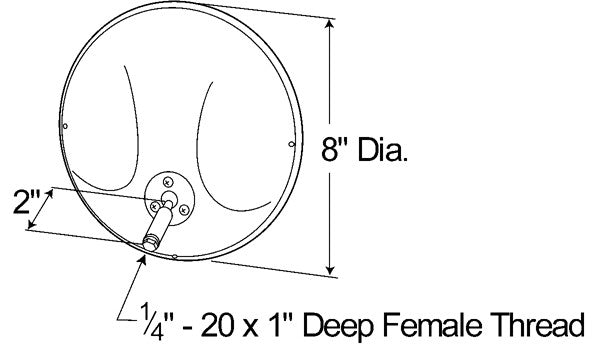 Grote Door Mirror 12173