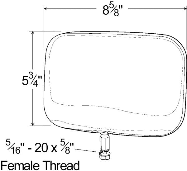 Grote Door Mirror 12263-5