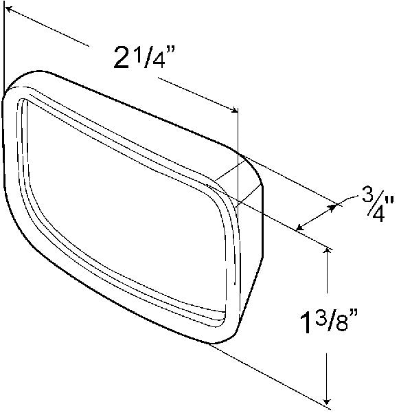Grote Door Mirror 12312-5