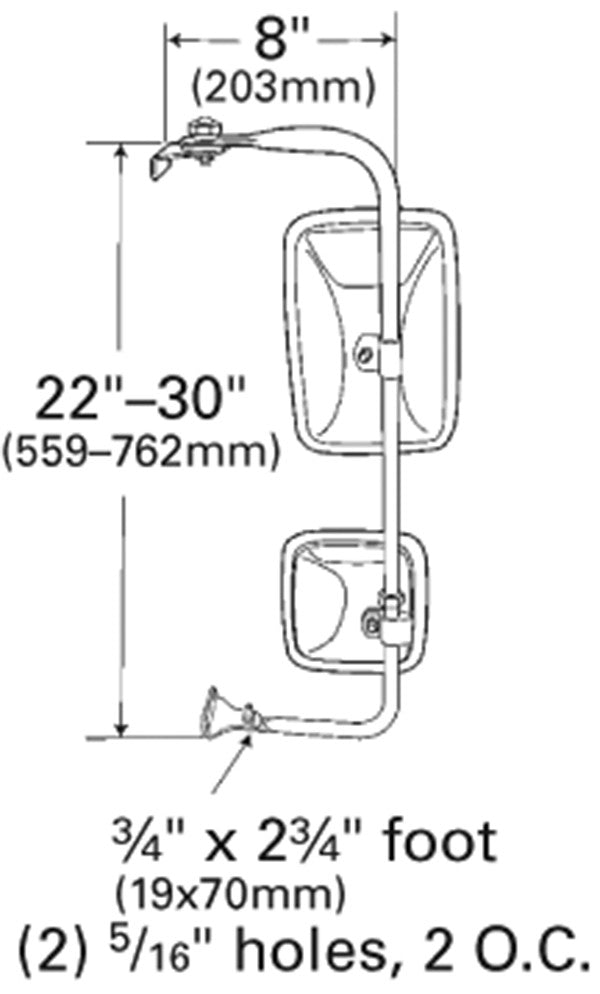 Grote Door Mirror 28453