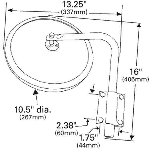 Grote Door Mirror 28491