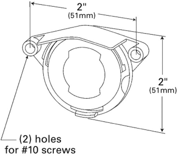 Grote Cornering Light Bracket 43040