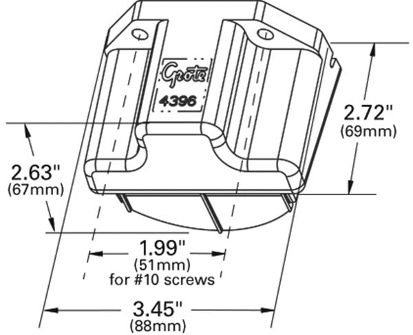 Grote Turn Signal Light Bracket 43960