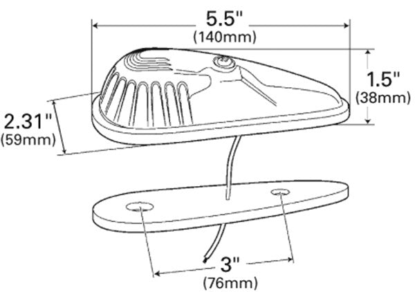 Grote Side Marker Light 46543
