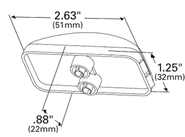 Grote License Plate Light 60261