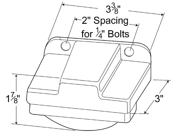 Grote License Plate Light 60280