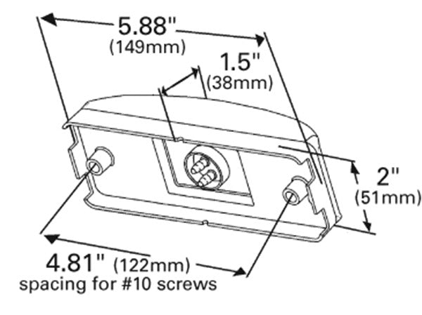 Grote License Plate Light 60331