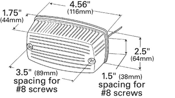 Grote Back Up Light Assembly 62291