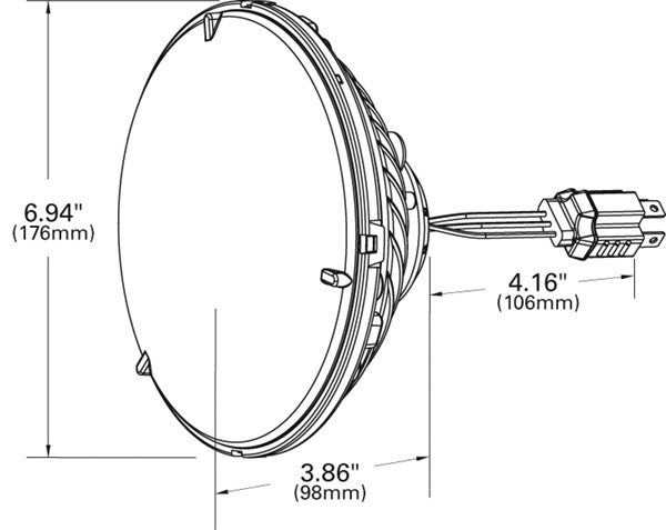Grote Headlight 90941-5