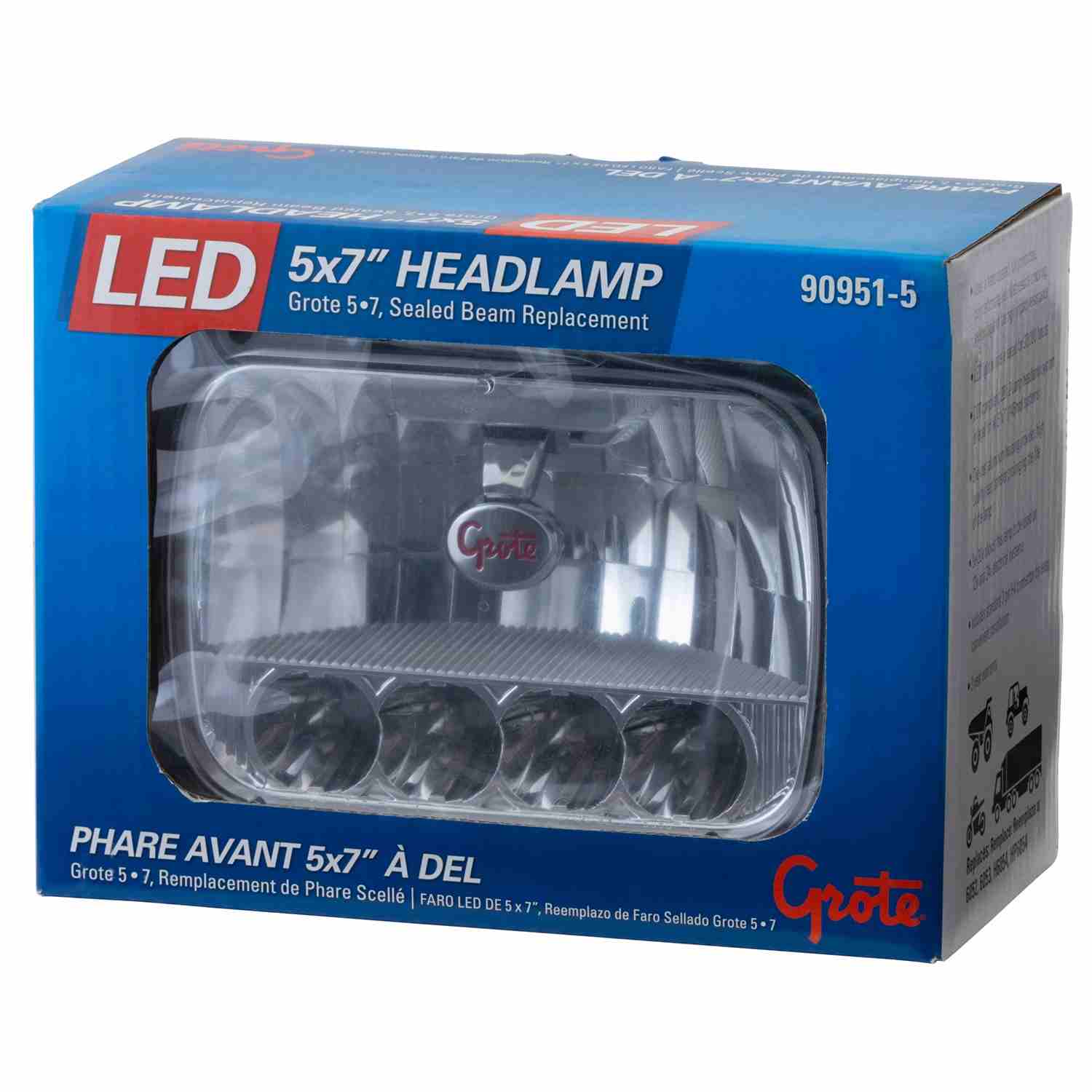 Grote Headlight 90951-5