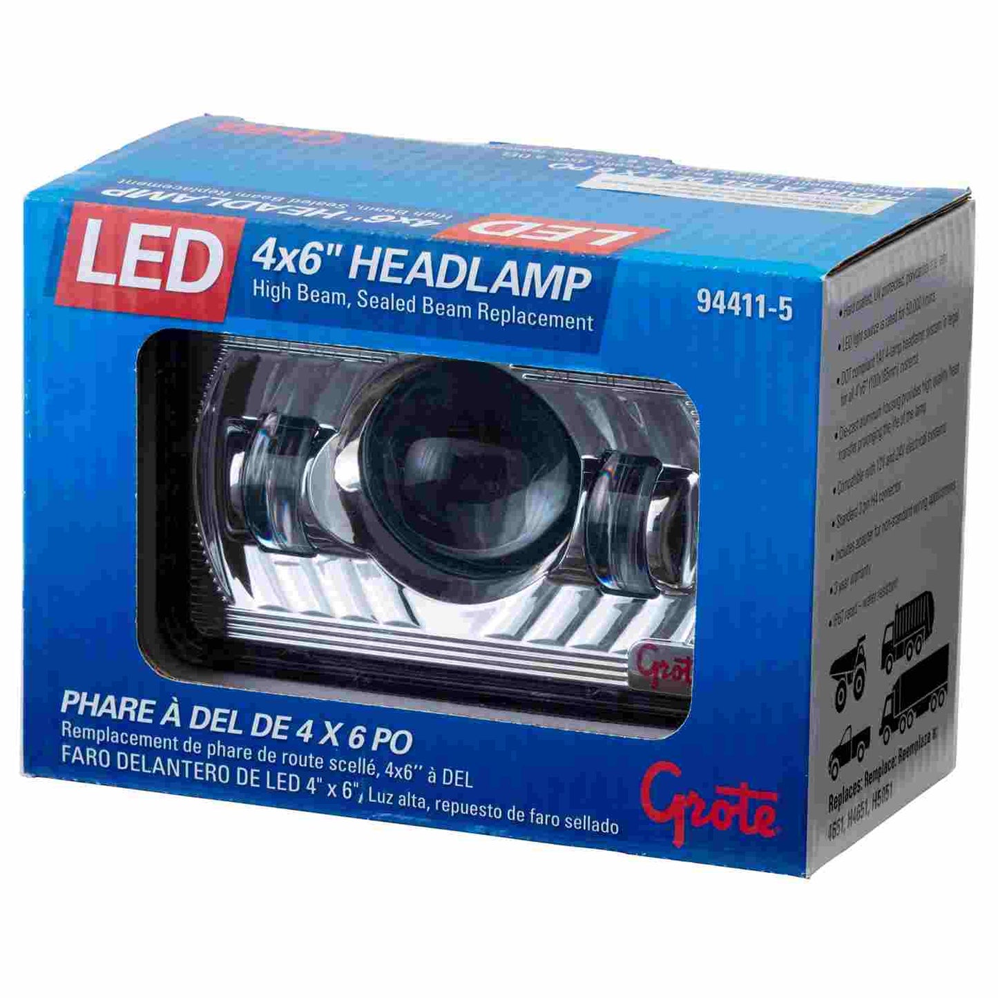 Grote Headlight 94411-5