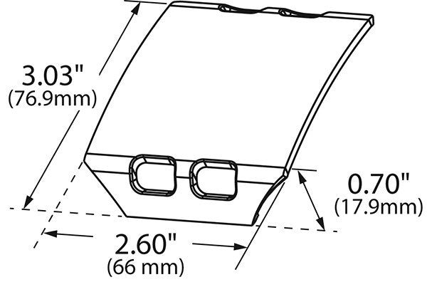 Grote Headlight Lens BZ703