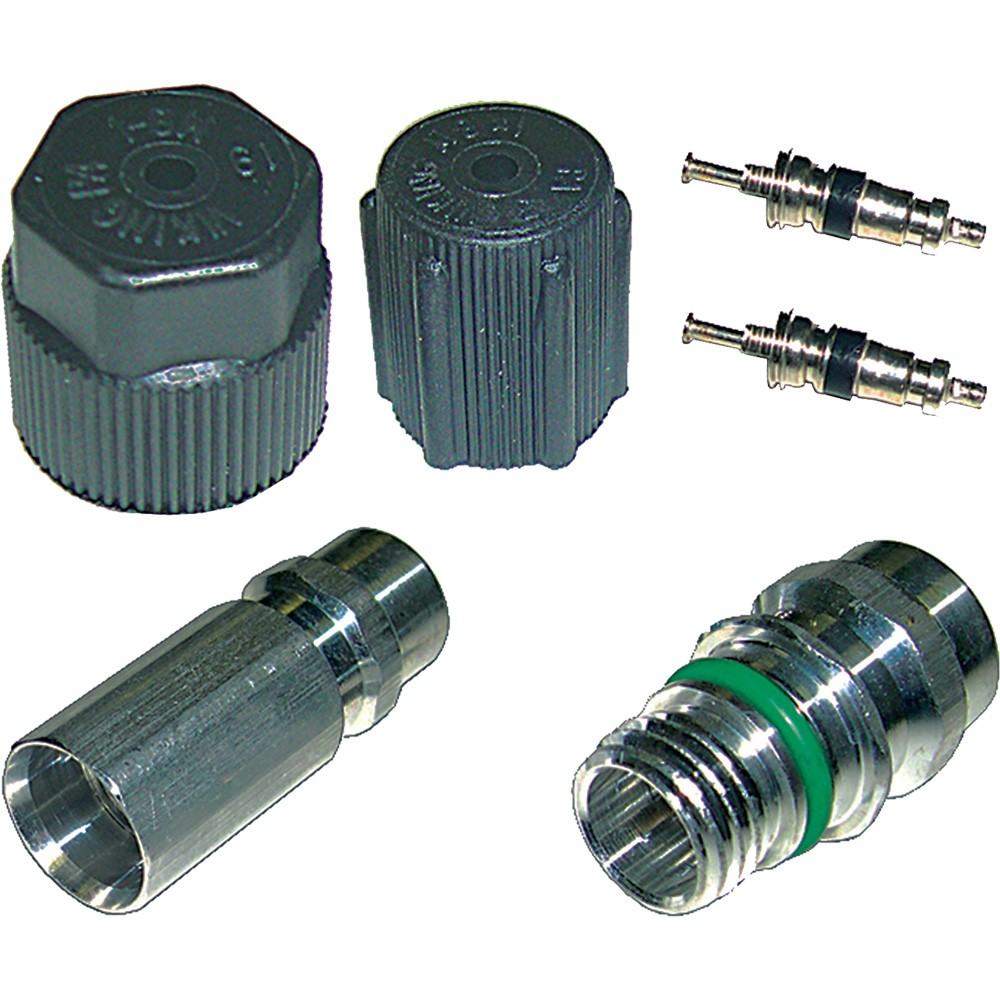 Global Parts Distributors LLC A/C System Valve Core and Cap Kit 1311571