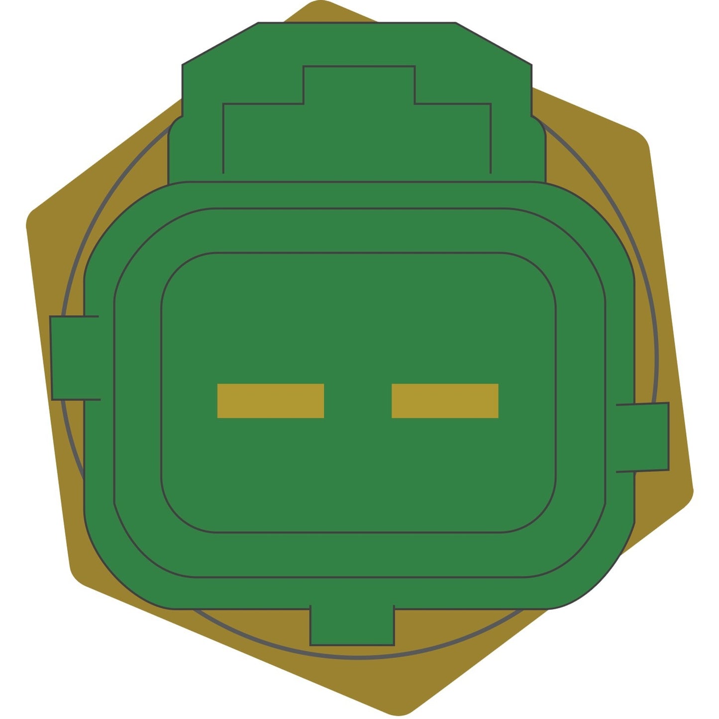 Global Parts Distributors LLC Engine Coolant Temperature Sensor 1712504