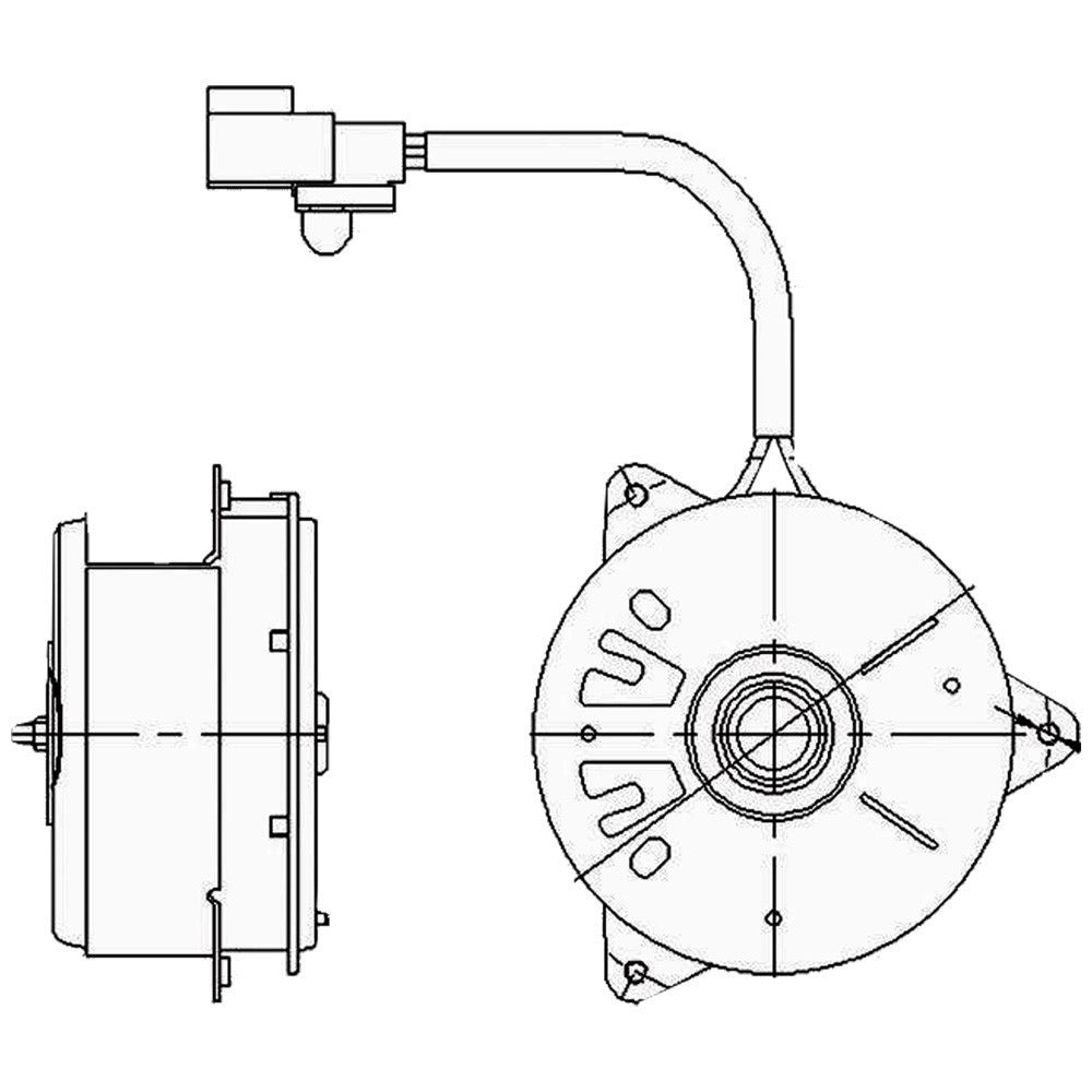 Global Parts Distributors LLC Engine Cooling Fan Motor 630320