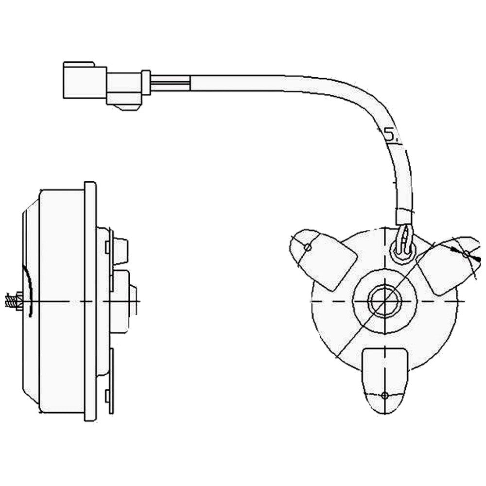 Global Parts Distributors LLC Engine Cooling Fan Motor 630830