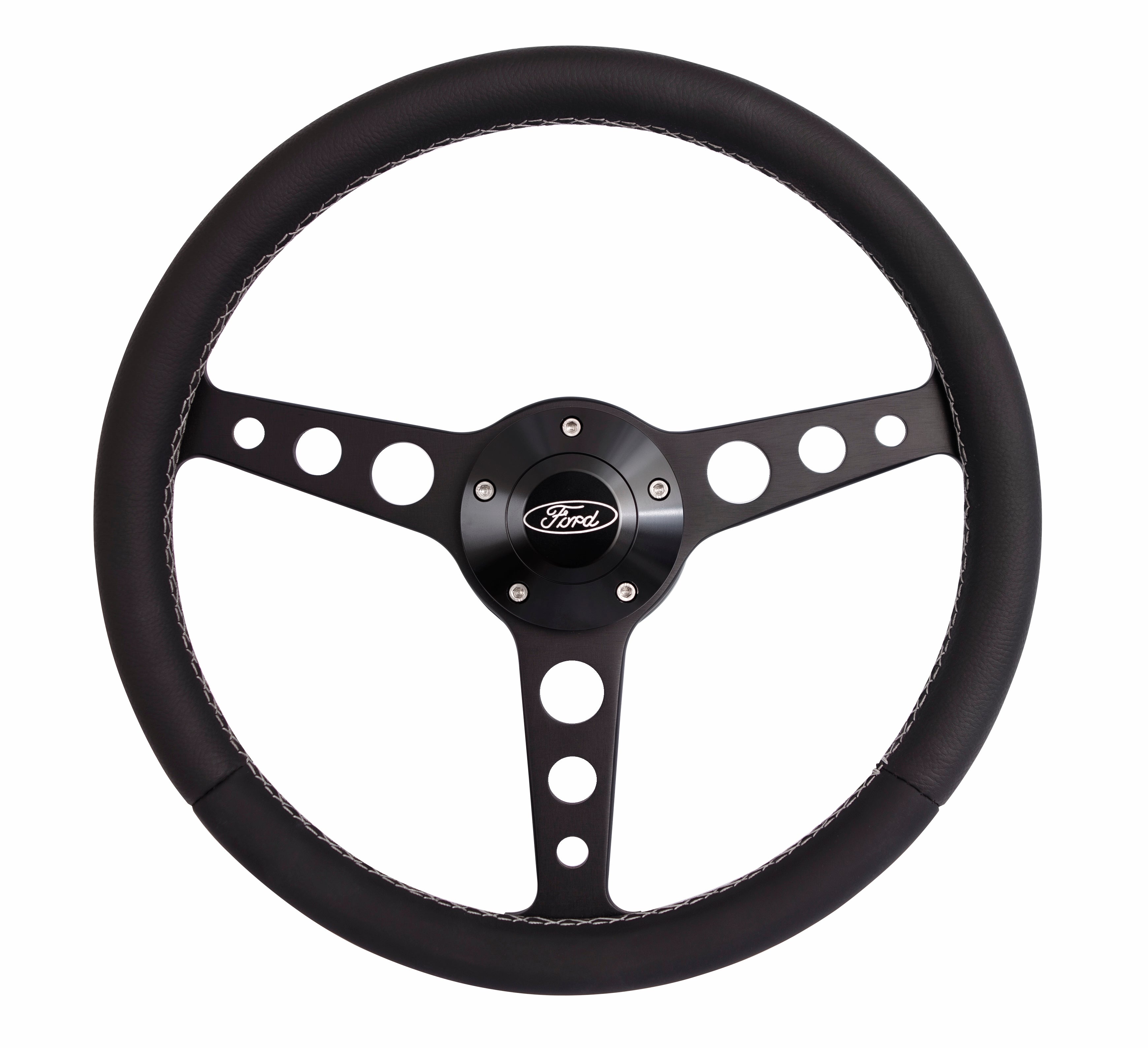 Grant Classic Series Blk Wheel Ford Logo/Install Kit Steering Wheels and Components Steering Wheels and Components main image