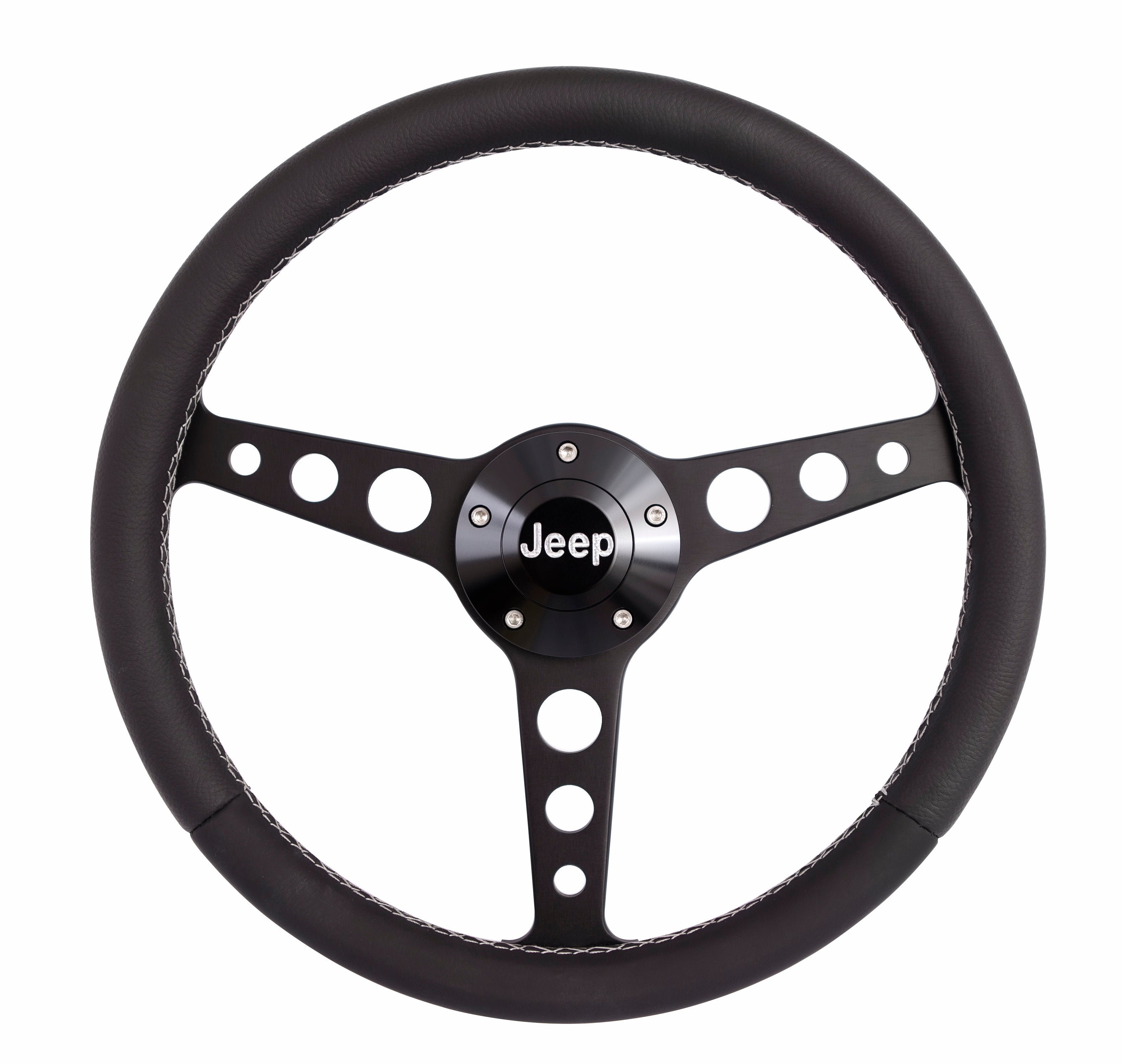 Grant Classic Series Blk Wheel Jeep Logo/Install Kit Steering Wheels and Components Steering Wheels and Components main image