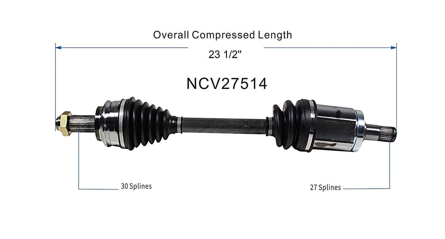 GSP CV Axle Assembly NCV27514 image 6