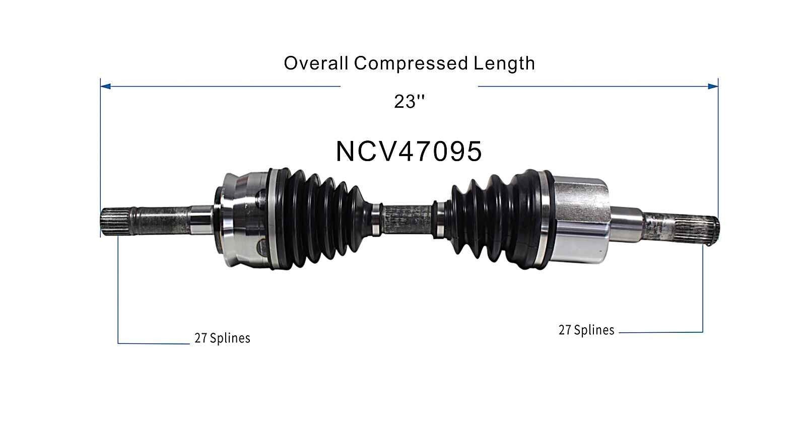 GSP CV Axle Assembly NCV47095
