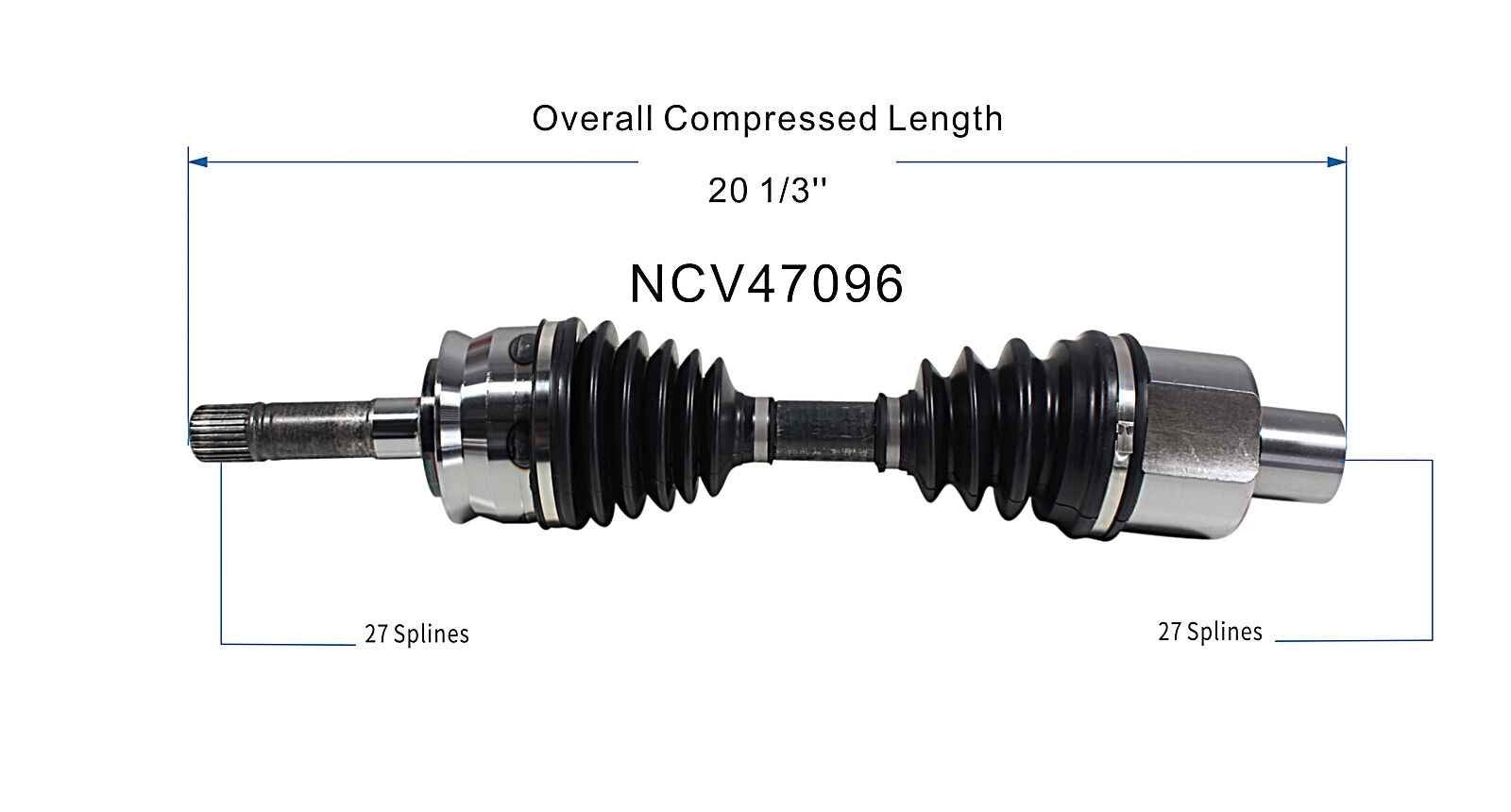 GSP CV Axle Assembly NCV47096