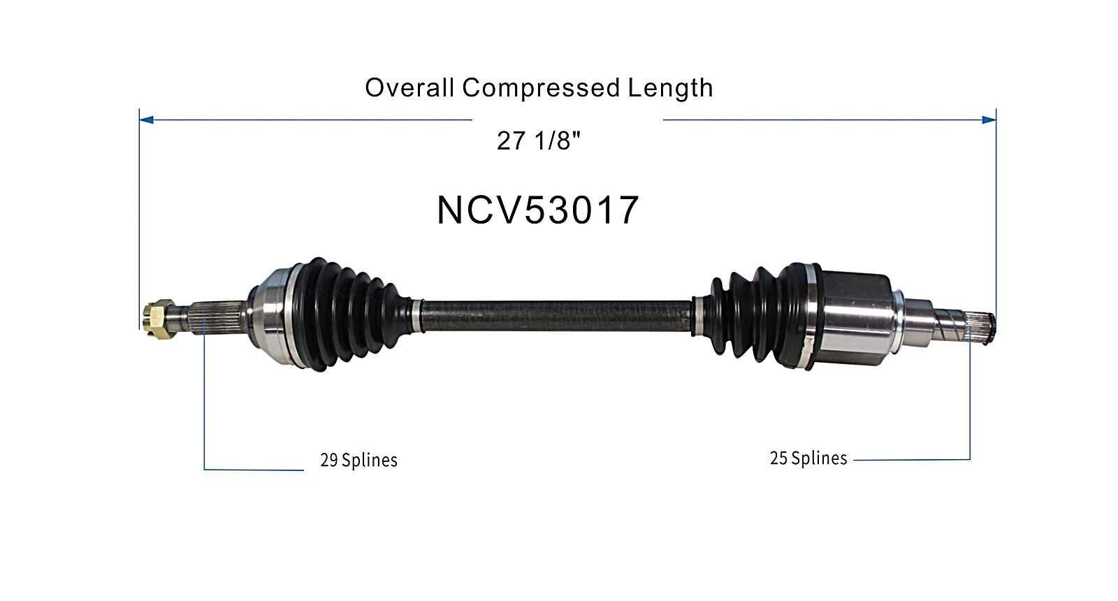 GSP CV Axle Assembly NCV53017