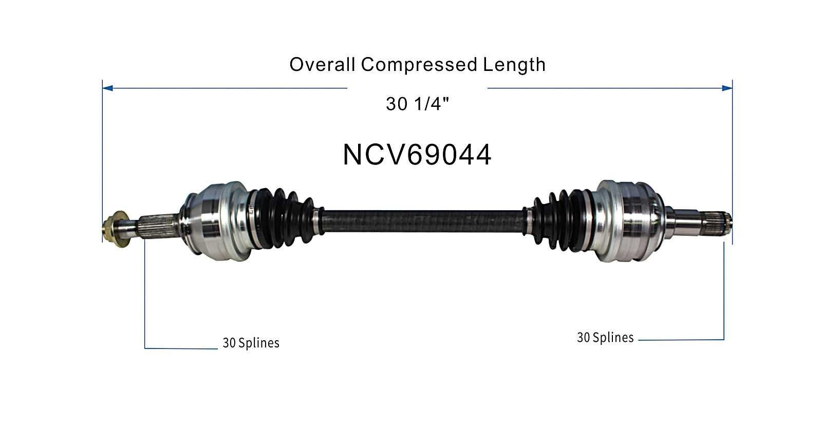 GSP CV Axle Assembly NCV69044