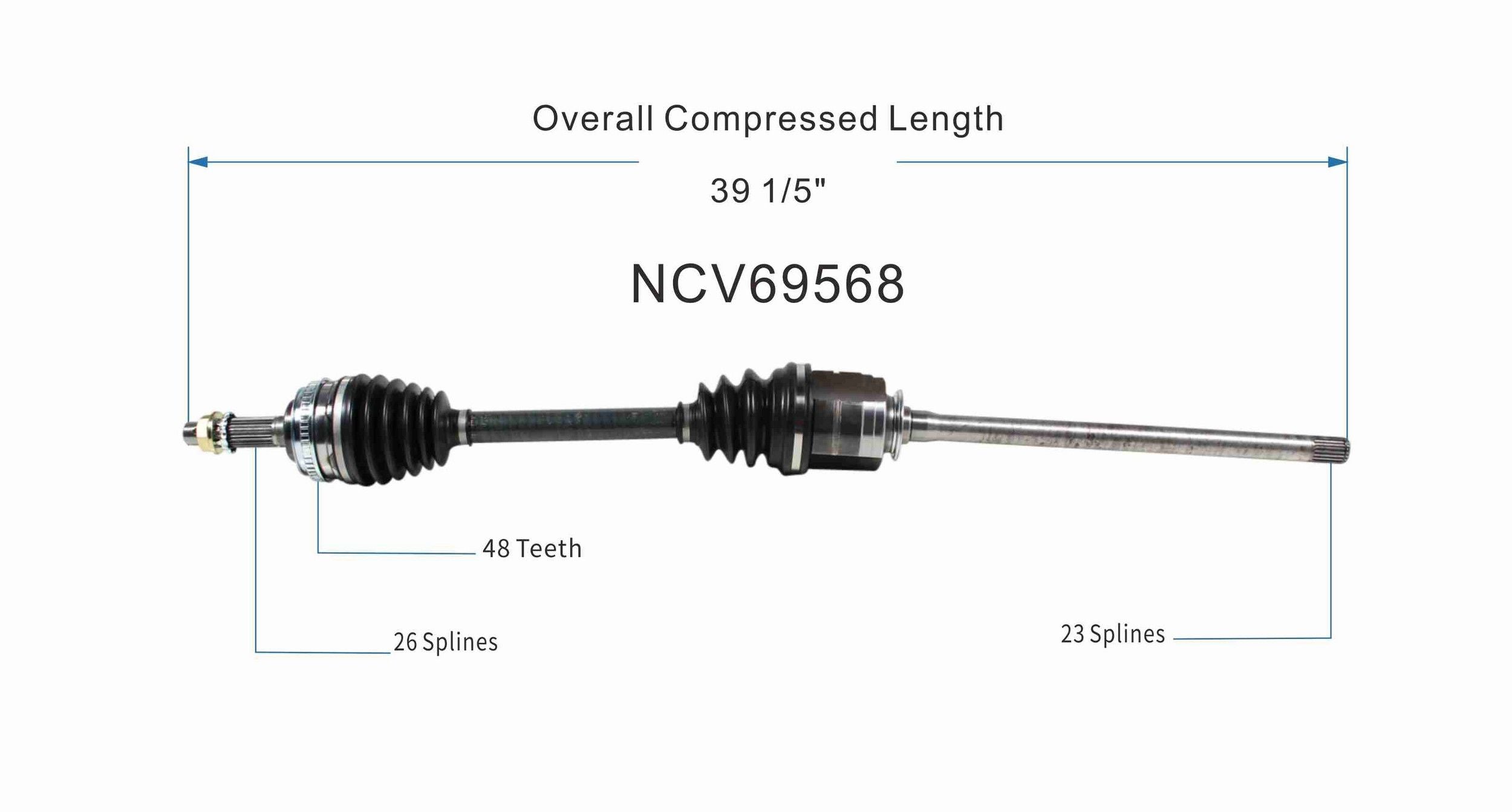 GSP CV Axle Assembly NCV69568