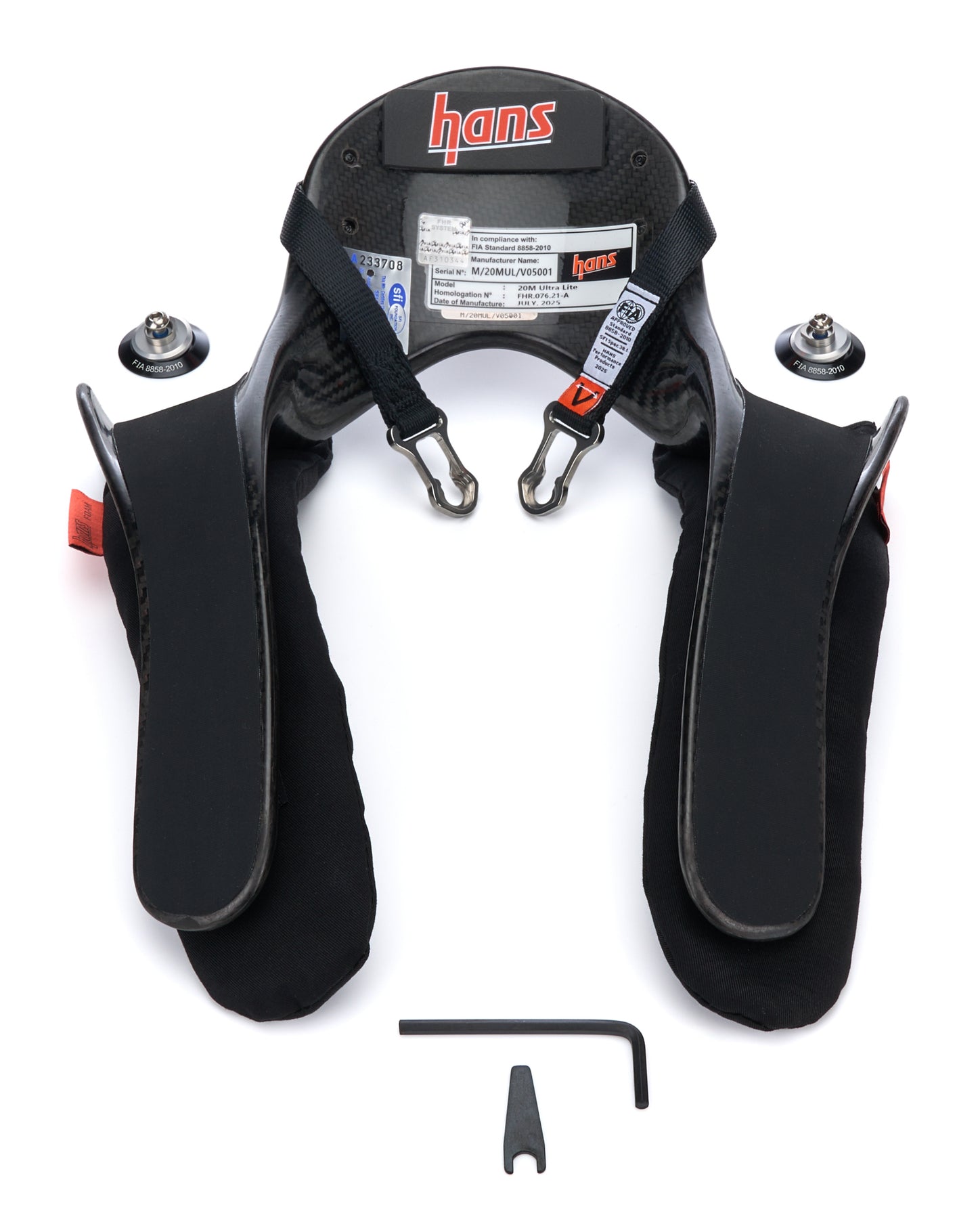 HANS Hans Pro Ultra LT 20 Med PA FIA 8858 SFI 38.1 Safety Equipment Safety Restraints main image