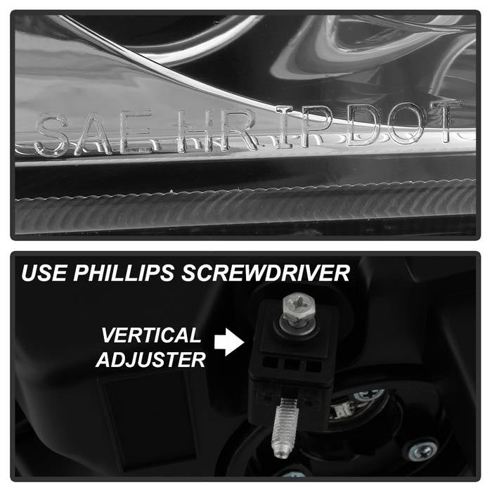 SPYDER xTune 05-10 Dodge Charger 4pc OEM Style Halogen Headlights w/Corner - Chrome (HD-JH-DCH05-SET-C) 9042393