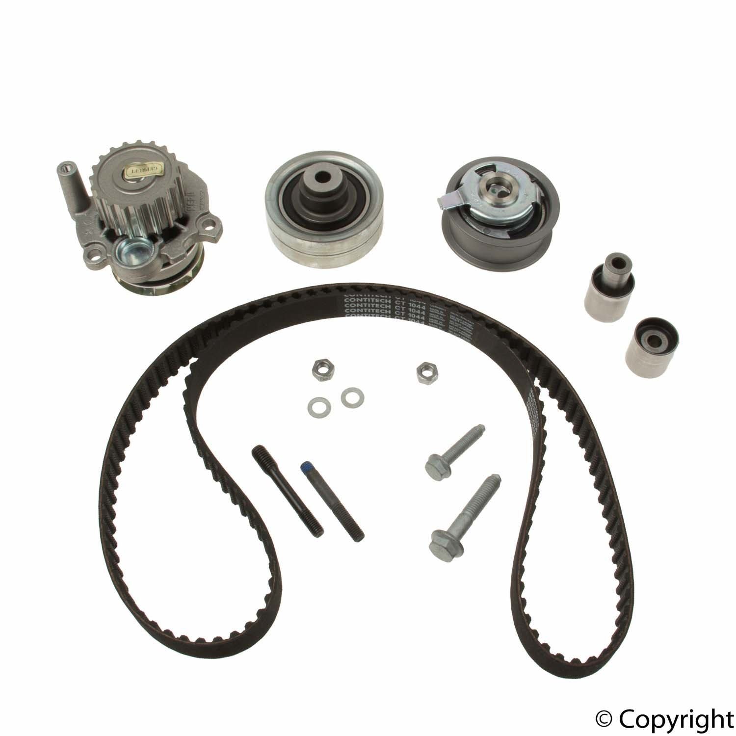 Hepu Engine Timing Belt Kit with Water Pump