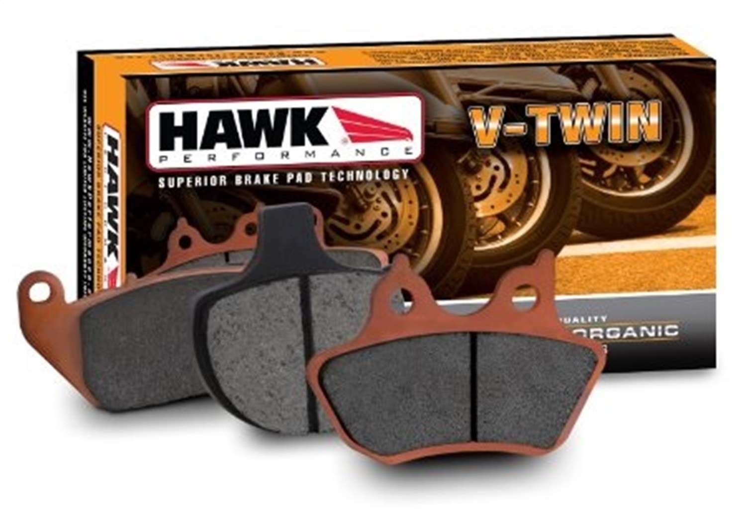 Hawk Non-Asbestos Organic; Disc Brake Pads