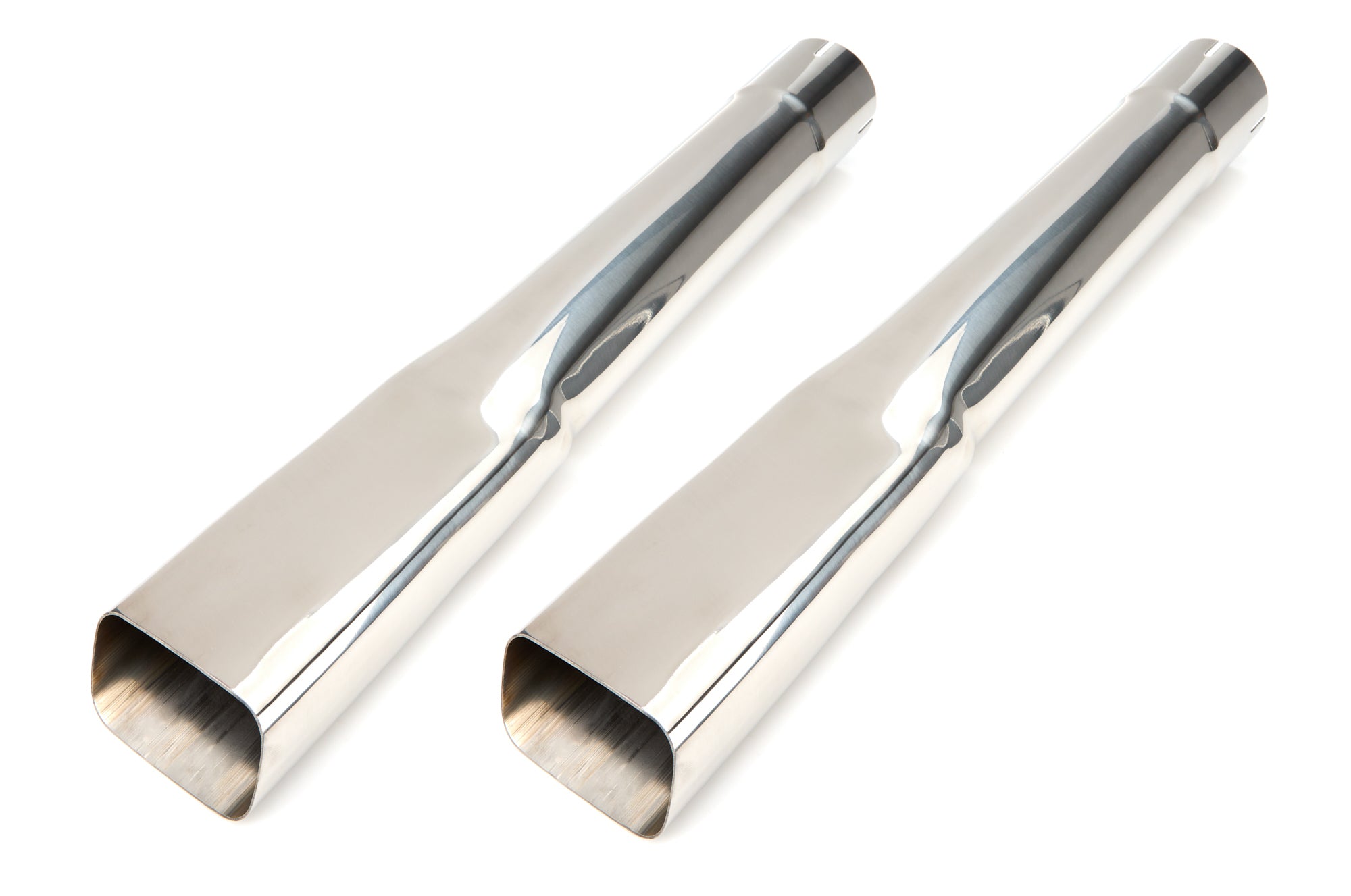 Hooker 3in Exhaust Tip Set 2pk Super Bee Style Pol SS Exhaust Pipes, Systems and Components Exhaust Tips main image