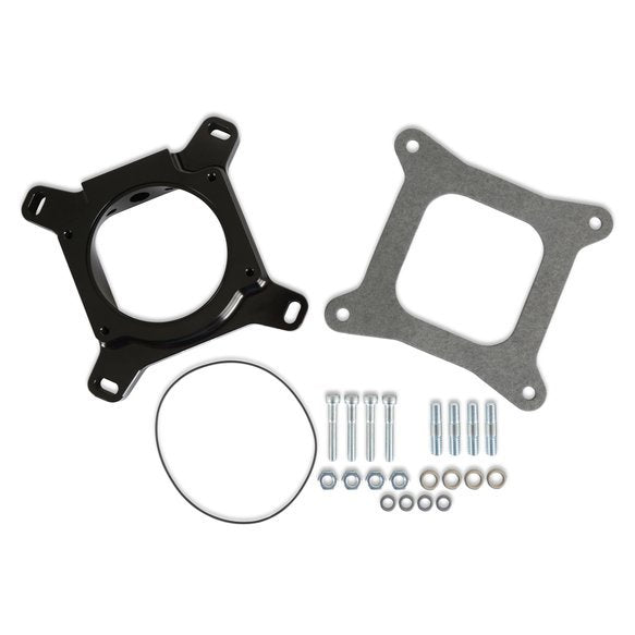 Holley Throttle Body Adapter 4150 to 92mm LS DBW Fuel Injection Systems and Components - Electronic Throttle Body Adapters and Spacers main image