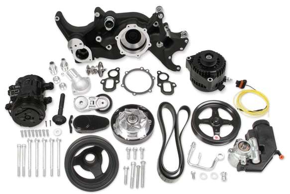HOLLEY Complete Mid-Mount Acc. Drive Sys. GM Gen V LT Belts and Pulleys Pulley Kits main image