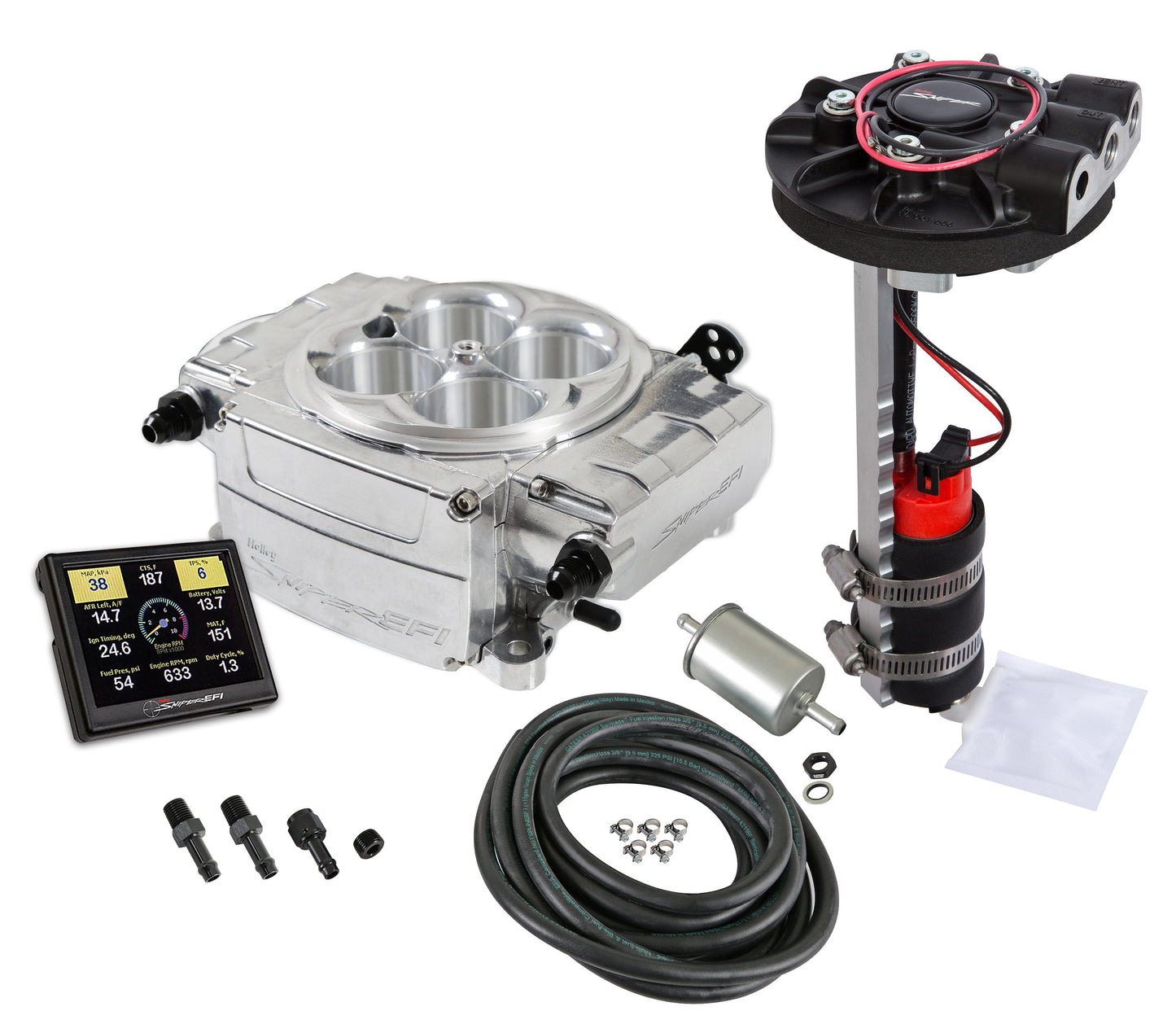 Holley Sniper 2 EFI Master Kit Return Retrofit Fuel Injection Systems and Components - Electronic Electronic Fuel Injection Systems main image