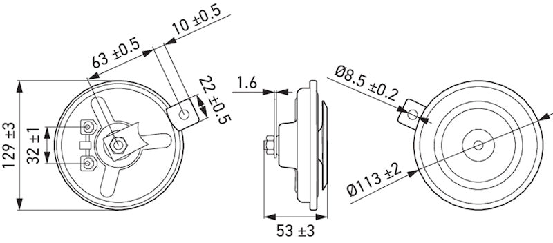 Hella Horn 002768082