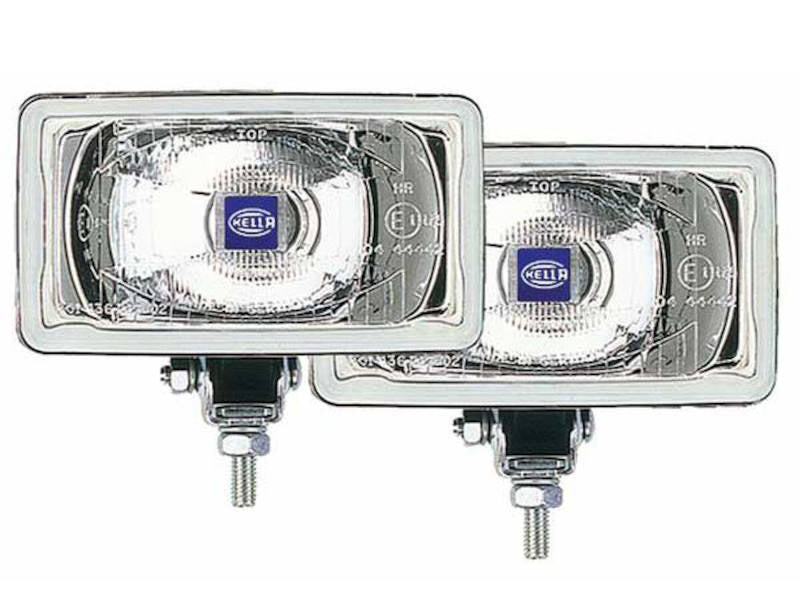 Hella Driving/ Fog Light; XXR 550 Series; 7.6 Inch x 3.7 Inch Rectangular