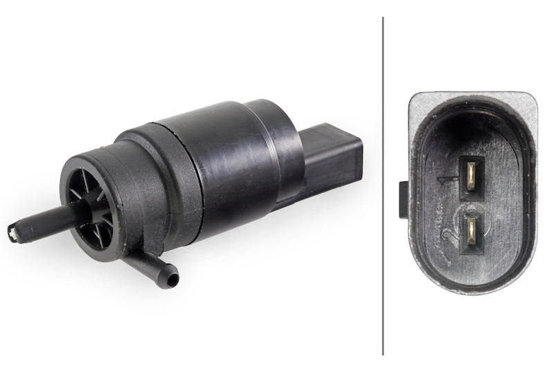 Hella Windshield Washer Pump top view frsport 006848021