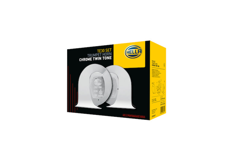 Hella Horn Kit Bx Chrome Trumpet 12V Univ 007728883